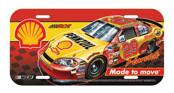 #29 Kevin Harvick - Car License Plate