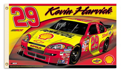 #29 Kevin Harvick - Shell / Pennzoil 2-Sided Flag