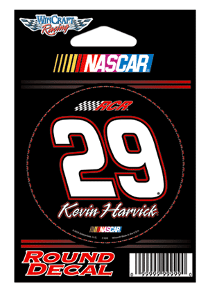 #29 Kevin Harvick - Round Decal