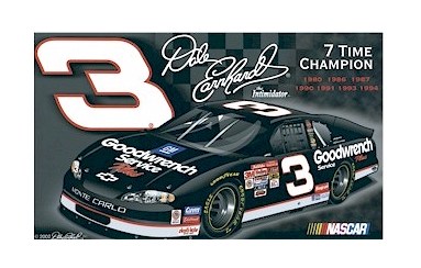 #3 Dale Earnhardt Two-Sided Flag