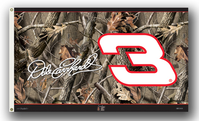 #3 Dale Earnhardt - Realtree Camo 2-Sided Flag