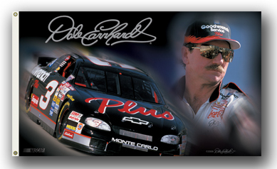 #3 Dale Earnhardt 2-Sided Flag