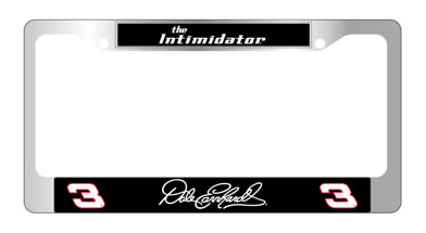 #3 Dale Earnhardt - Metal License Plate Frame