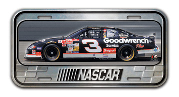 #3 Dale Earnhardt - Domed Metal License Plate
