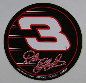 #3 Dale Earnhardt - Round Decal 2