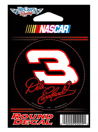 #3 Dale Earnhardt - Round Decal