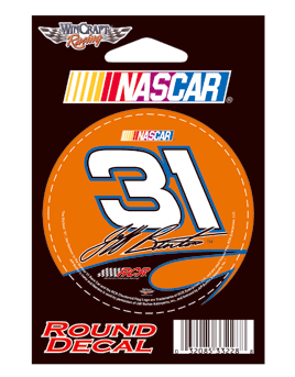 #31 Jeff Burton - Round Decal
