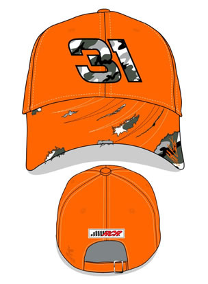 #31 Jeff Burton - Ripped Camo Cap