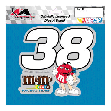 #38 David Gilliland - Foil Diecut Decal