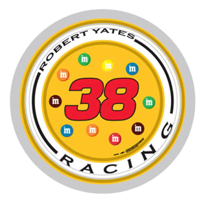 #38 David Gilliland - Round Decal