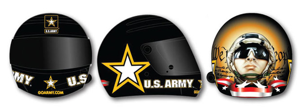 #39 Ryan Newman 2010 U.S. Army - Replica Mini Helmet