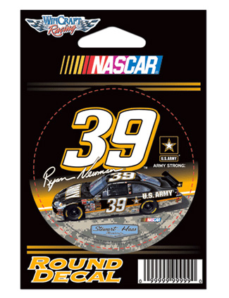 #39 Ryan Newman / U.S. Army - Round Decal