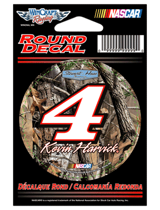 #4 Kevin Harvick / Camo - NASCAR Round Decal