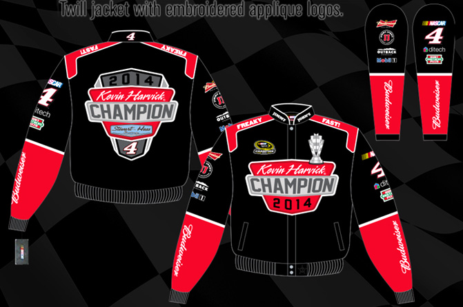 #4 Kevin Harvick 2014 Budweiser - NASCAR Sprint Cup Champion Jacket