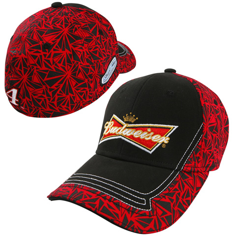 #4 Kevin Harvick - Budweiser Lightning Fitted NASCAR Hat