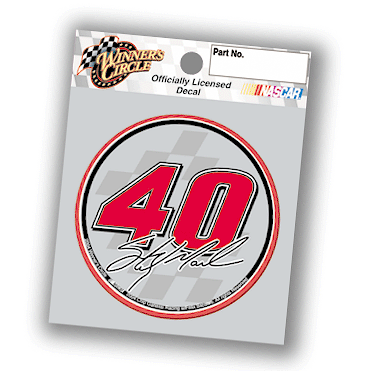 #40 Sterling Marlin - Round Decal