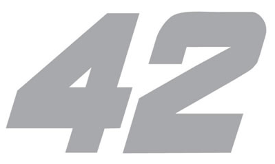 #42 Kyle Larson 4" Thermal Diecut Decal