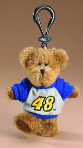 #48 Jimmie Johnson - Boyds Bear Keychain