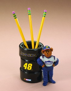 #48 Jimmie Johnson - Boyds Bear Pencil Holder
