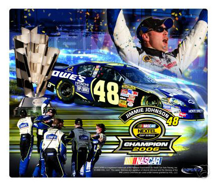 #48 Jimmie Johnson 2006 NEXTEL Champ - Mouse Pad