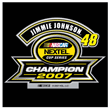 #48 Jimmie Johnson 07 NASCAR NEXTEL Cup Champion - Foil Decal
