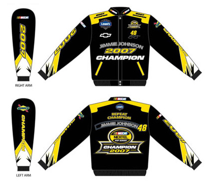 #48 Jimmie Johnson '07 NEXTEL Champ Jacket