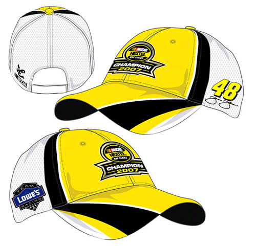 #48 Jimmie Johnson '07 NASCAR NEXTEL Champ Victory Lane Cap