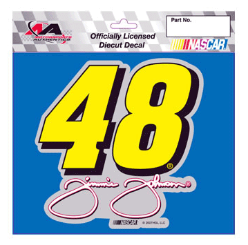 #48 Jimmie Johnson - Foil Diecut Decal