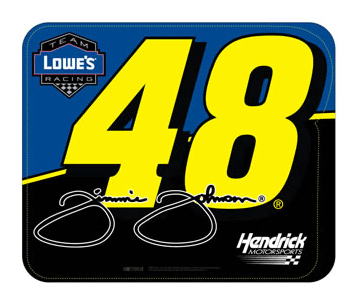 #48 Jimmie Johnson - Diecut Mouse Pad