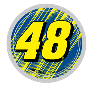 #48 Jimmie Johnson - Round Decal
