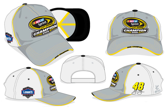 #48 Jimmie Johnson '08 Sprint Cup Champ Cap