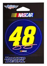 #48 Jimmie Johnson - Round Decal