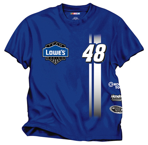 #48 Jimmie Johnson '12 Lowe's Uniform Stripe Tee
