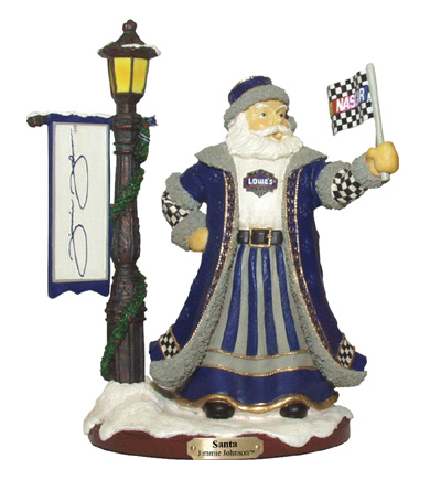 #48 Jimmie Johnson - NASCAR Lamp Post Santa