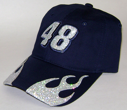 #48 Jimmie Johnson - Glitter Flame Girls Cap