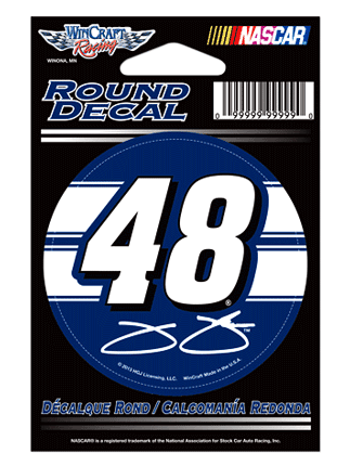 #48 Jimmie Johnson - NASCAR Round Decal