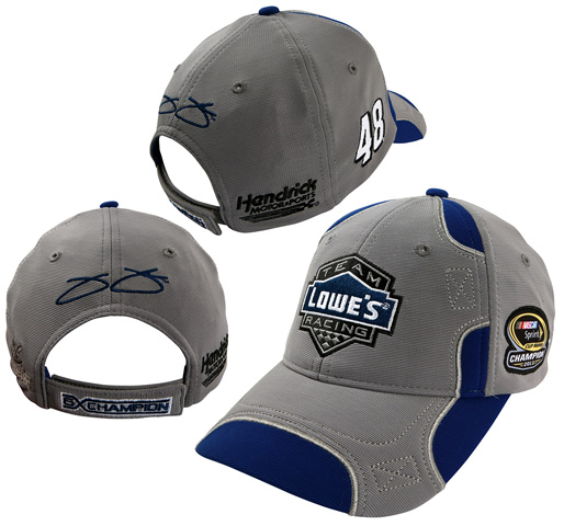 #48 Jimmie Johnson '13 Lowe's 6x NASCAR Champion Sponsor Hat