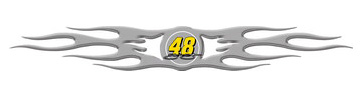 #48 Jimmie Johnson 3-D Auto Graphic Decal