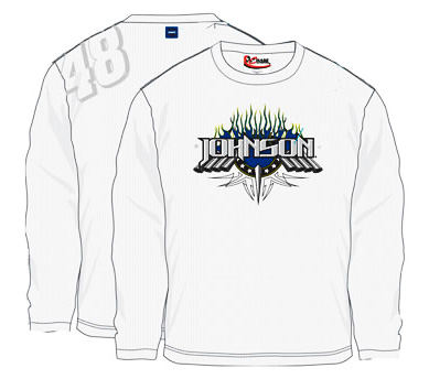 #48 Jimmie Johnson - Thermal Print Long Sleeve T-Shirt