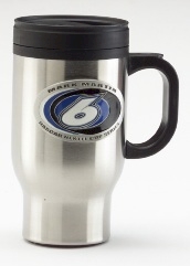#6 Mark Martin - 16oz Travel Mug w/Pewter