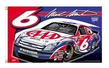#6 Mark Martin - AAA 2-Sided Flag