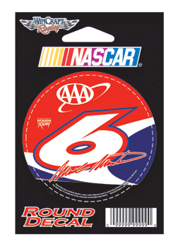#6 Mark Martin - Round Decal