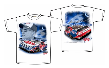 #6 Mark Martin '06 AAA White T-Shirt
