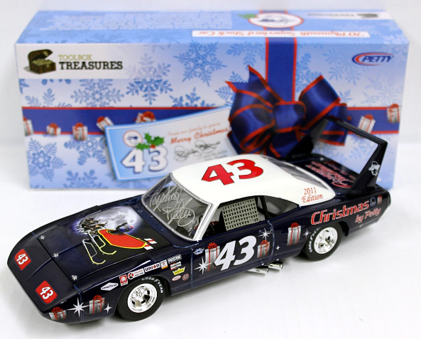 1970 Richard Petty #43 Christmas Edition 2011 Superbird Diecast - Autographed