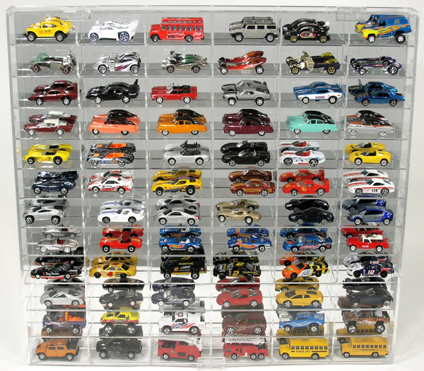 72 Car 1/64 Diecast Display Case