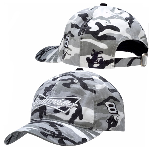 #8 Dale Earnhardt Jr '06 Budweiser Grey Camo Cap