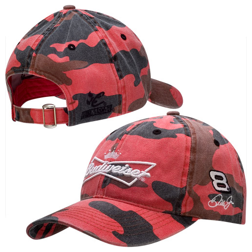 #8 Dale Earnhardt Jr '06 Budweiser Red Camo Cap