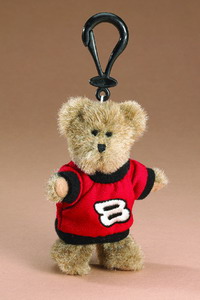 #8 Dale Earnhardt Jr - Boyds Bear Keychain