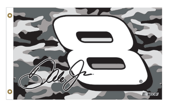 #8 Dale Earnhardt Jr Camouflage 2-Sided Flag