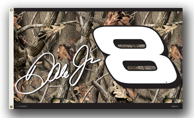 #8 Dale Earnhardt Jr - Realtree Camo 2-Sided Flag